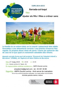 Xerrada Ajudar els fills i filles a creixer sans